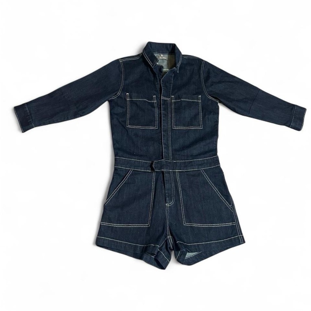 DL1961 Hannah Denim Romper Medium